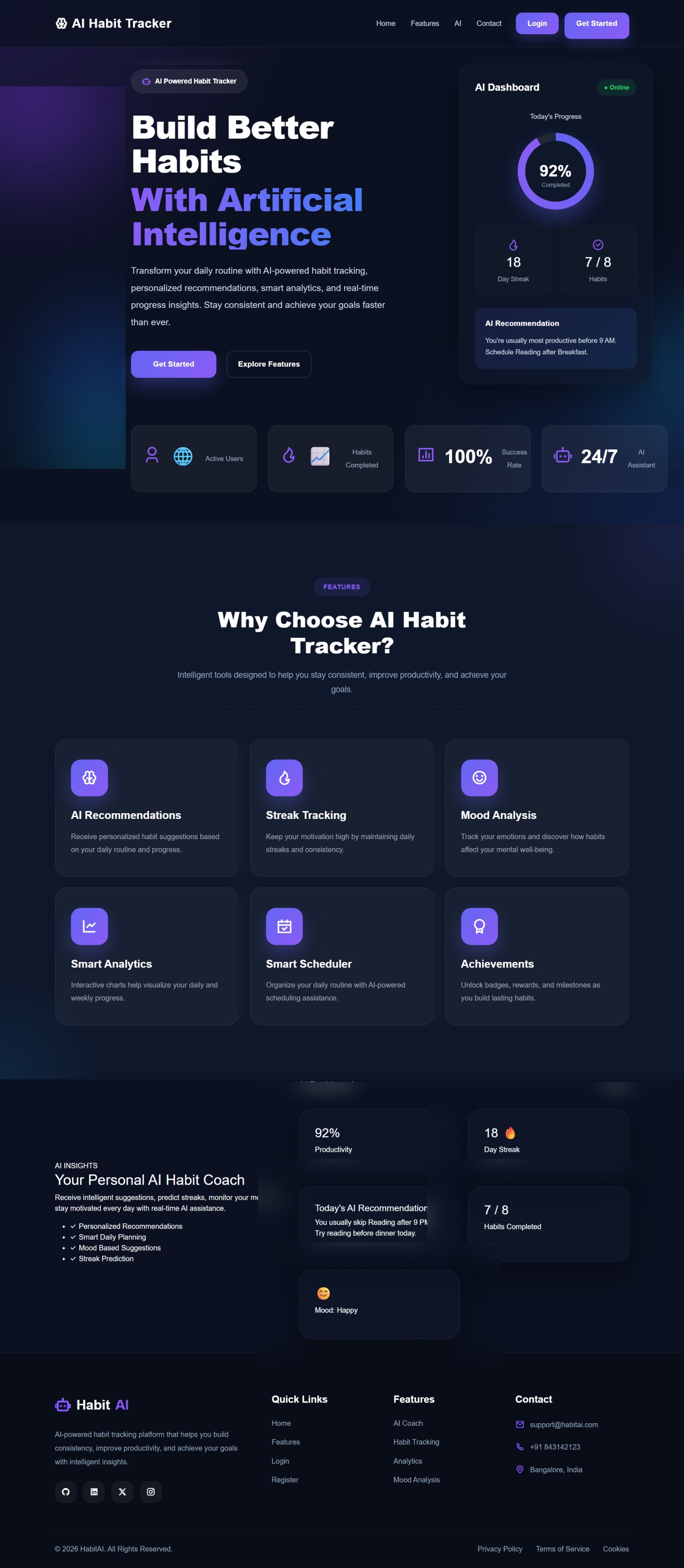 AI Habit Tracker